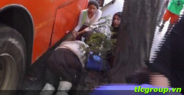 Video de mujer atropellada por Transantiago